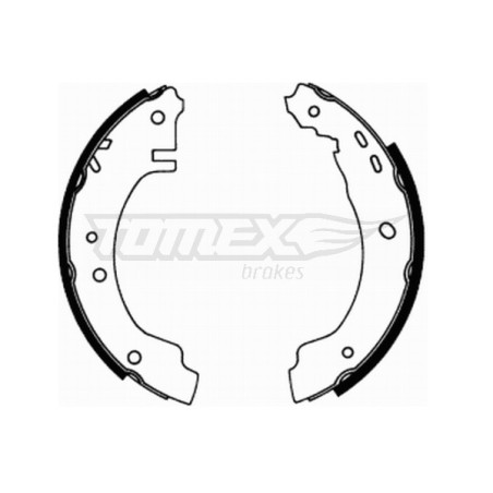TOMEX Brakes TX 21-66 Brake Shoe Set for