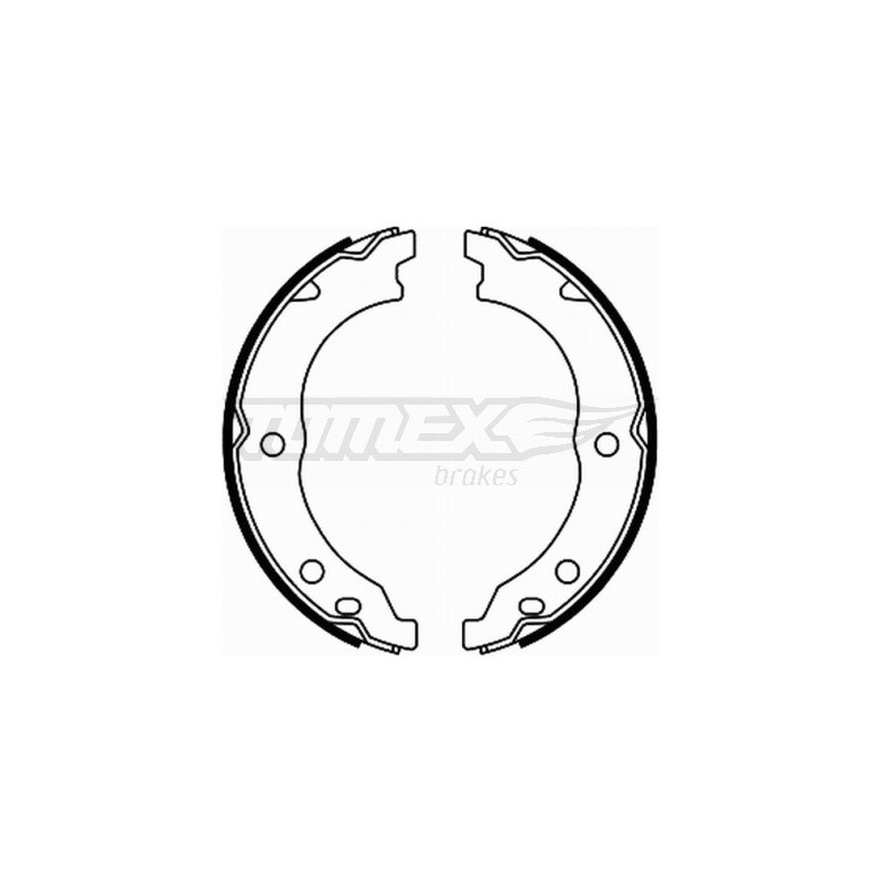 TOMEX Brakes TX 21-68 Zestaw szczęk hamulcowych dla