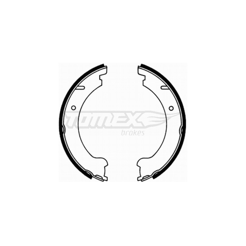 TOMEX Brakes TX 21-69 Sada brzdových čeľustí pre