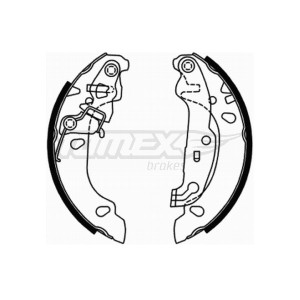 TOMEX Brakes TX 21-71 Sada brzdových čeľustí pre