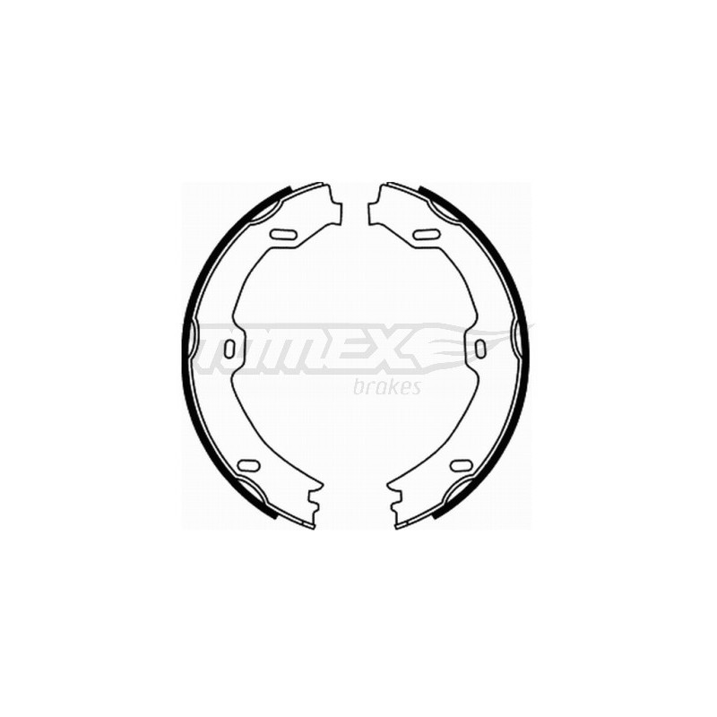 TOMEX Brakes TX 21-72 Zestaw szczęk hamulcowych dla