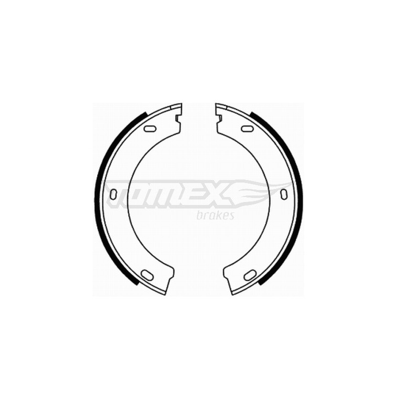 TOMEX Brakes TX 21-73 Sada brzdových čeľustí pre