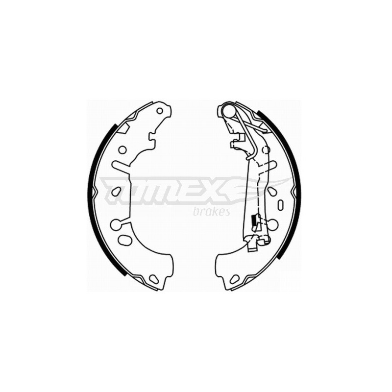 TOMEX Brakes TX 21-85 Bremsbackensatz für