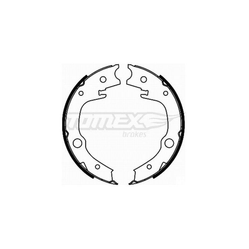 TOMEX Brakes TX 21-86 Sada brzdových čelistí pro