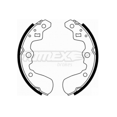 TOMEX Brakes TX 21-89 Zestaw szczęk hamulcowych dla