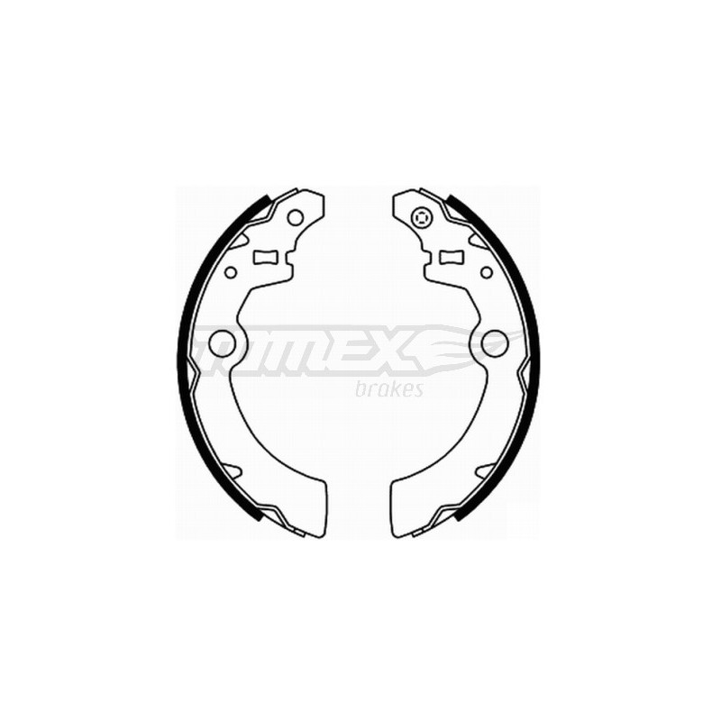 TOMEX Brakes TX 21-91 Bremsbackensatz für
