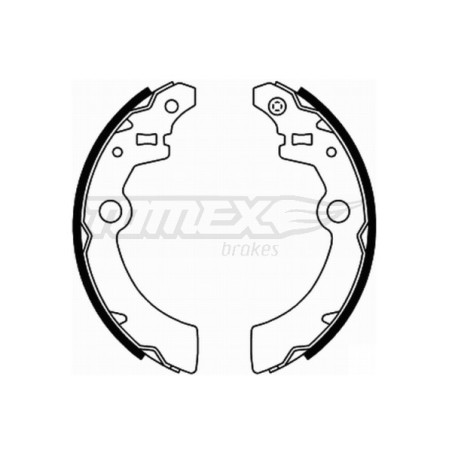 TOMEX Brakes TX 21-91 Sada brzdových čelistí pro