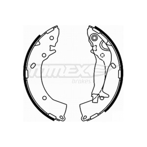 TOMEX Brakes TX 21-92 Sada brzdových čeľustí pre