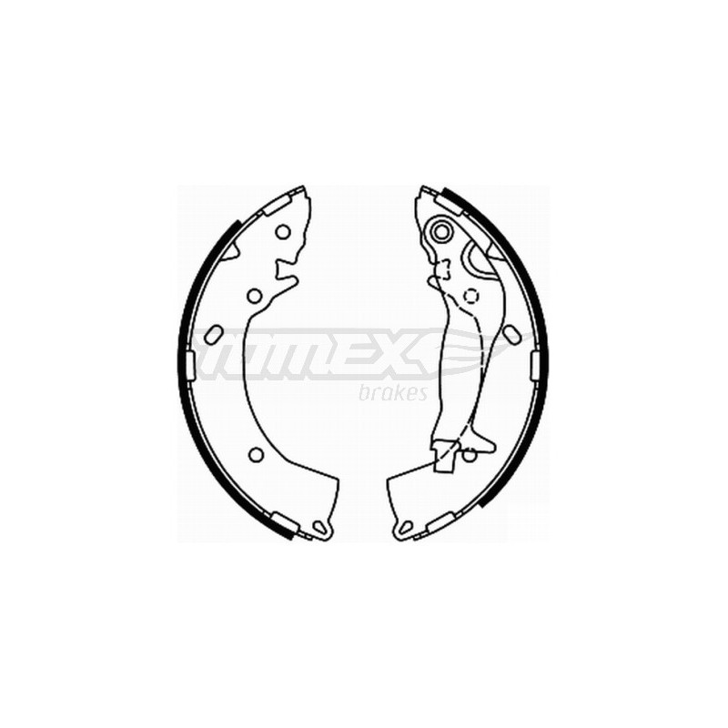 TOMEX Brakes TX 21-92 Sada brzdových čeľustí pre