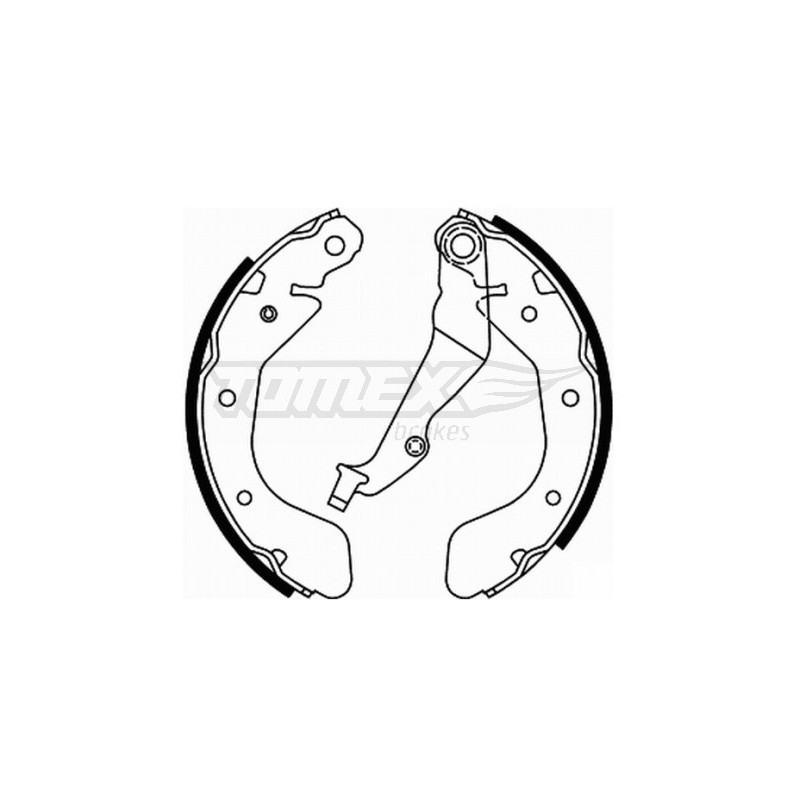 TOMEX Brakes TX 21-93 Kit ganasce freno per