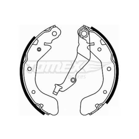 TOMEX Brakes TX 21-93 Bremsbackensatz für