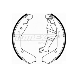 TOMEX Brakes TX 21-94 Bremsbackensatz für