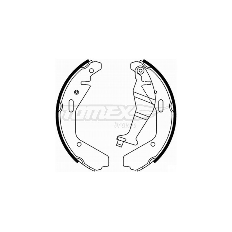 TOMEX Brakes TX 21-94 Sada brzdových čelistí pro