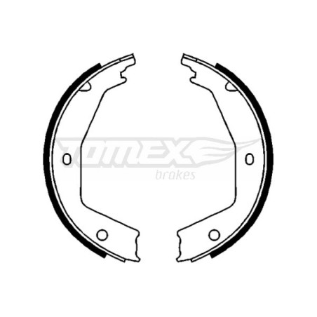 TOMEX Brakes TX 21-97 Sada brzdových čeľustí pre