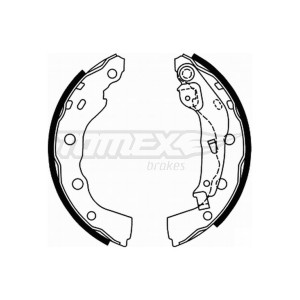 TOMEX Brakes TX 22-00 Brake Shoe Set for