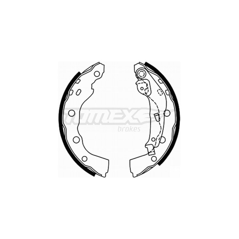 TOMEX Brakes TX 22-00 Bremsbackensatz für
