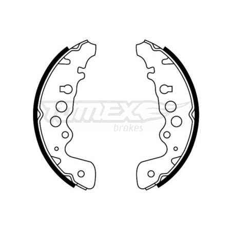 TOMEX Brakes TX 22-04 Jeu de mâchoires de frein pour