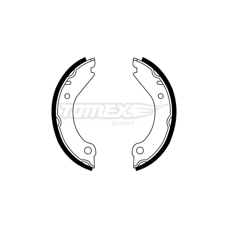 TOMEX Brakes TX 22-08 Sada brzdových čeľustí pre
