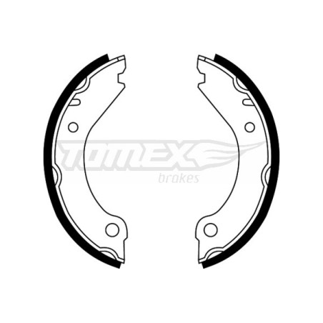 TOMEX Brakes TX 22-08 Juego de zapatas de frenos para