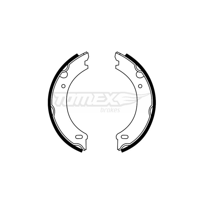 TOMEX Brakes TX 22-09 Sada brzdových čelistí pro