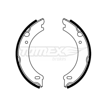TOMEX Brakes TX 22-09 Jeu de mâchoires de frein pour