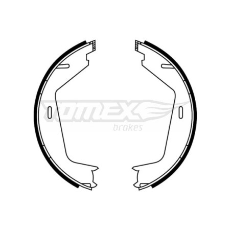 TOMEX Brakes TX 22-11 Sada brzdových čelistí pro