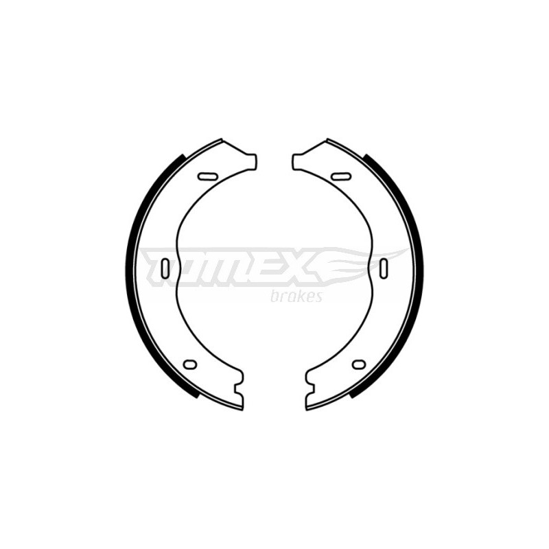 TOMEX Brakes TX 22-12 Sada brzdových čelistí pro