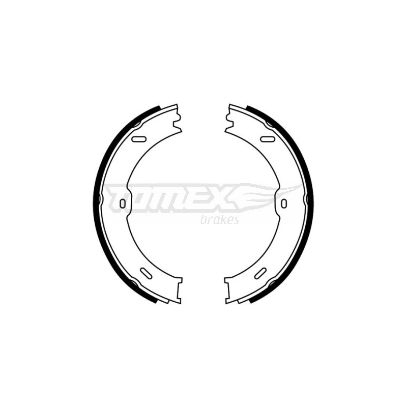 TOMEX Brakes TX 22-13 Sada brzdových čeľustí pre