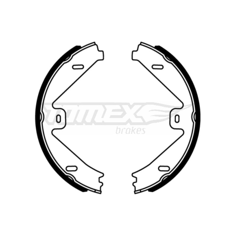 TOMEX Brakes TX 22-16 Sada brzdových čeľustí pre