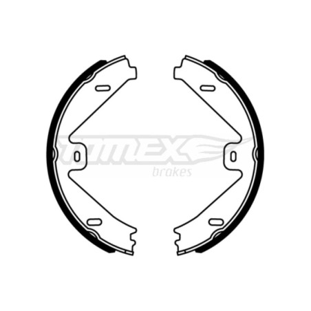 TOMEX Brakes TX 22-16 Brake Shoe Set for