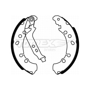 TOMEX Brakes TX 22-17 Kit ganasce freno per