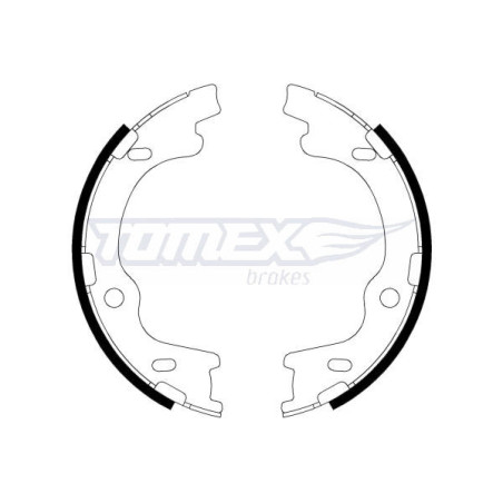TOMEX Brakes TX 22-20 Jeu de mâchoires de frein pour