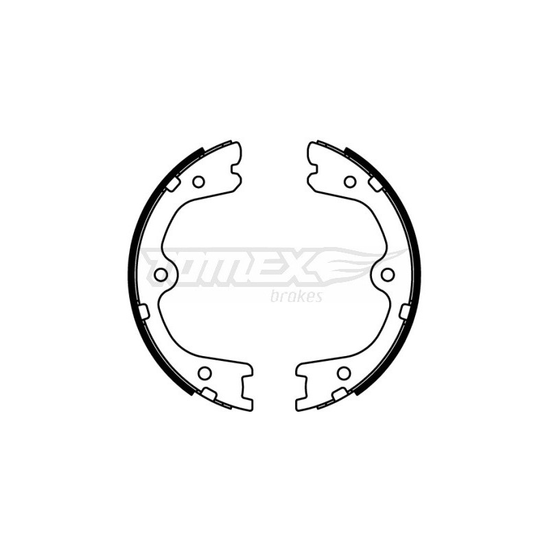 TOMEX Brakes TX 22-23 Kit ganasce freno per