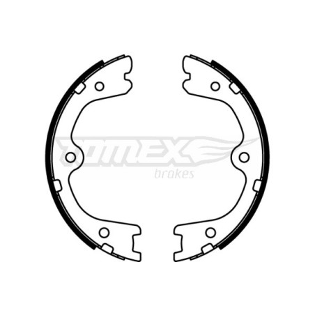 TOMEX Brakes TX 22-23 Jeu de mâchoires de frein pour