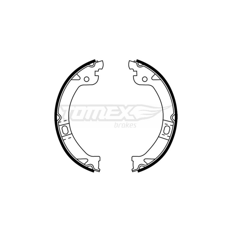 TOMEX Brakes TX 22-26 Sada brzdových čeľustí pre