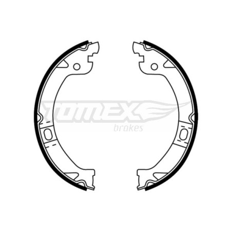 TOMEX Brakes TX 22-26 Sada brzdových čelistí pro
