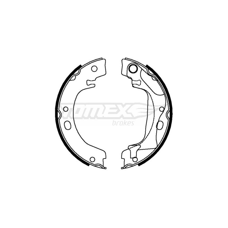 TOMEX Brakes TX 22-28 Bremsbackensatz für
