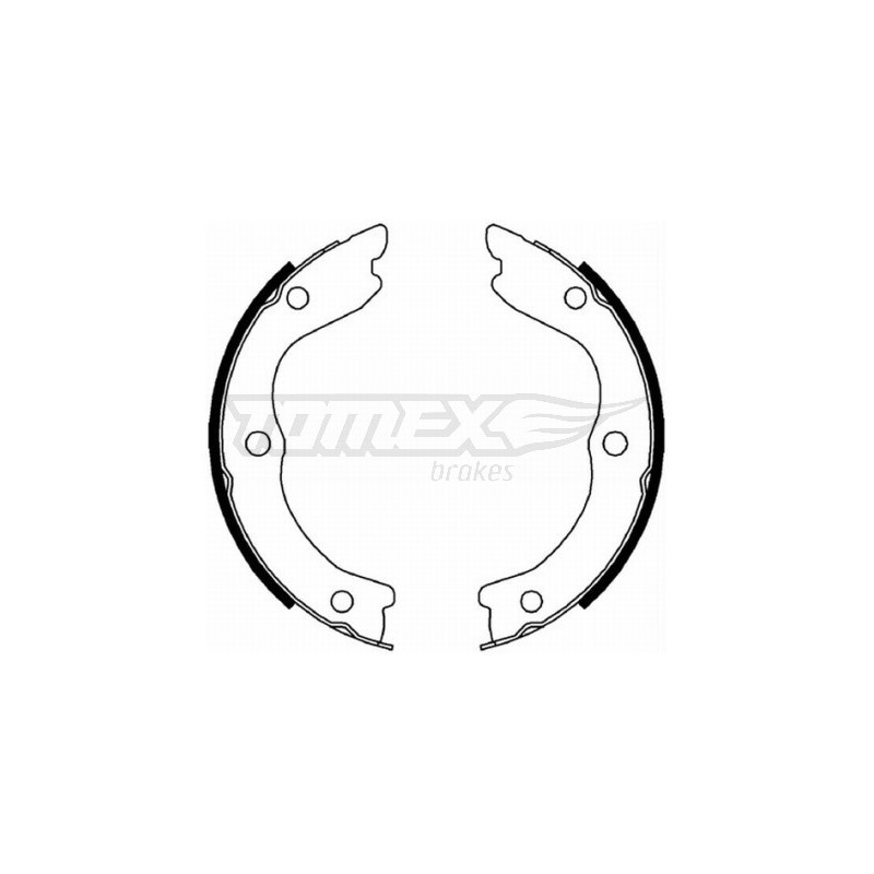 TOMEX Brakes TX 22-30 Brake Shoe Set for