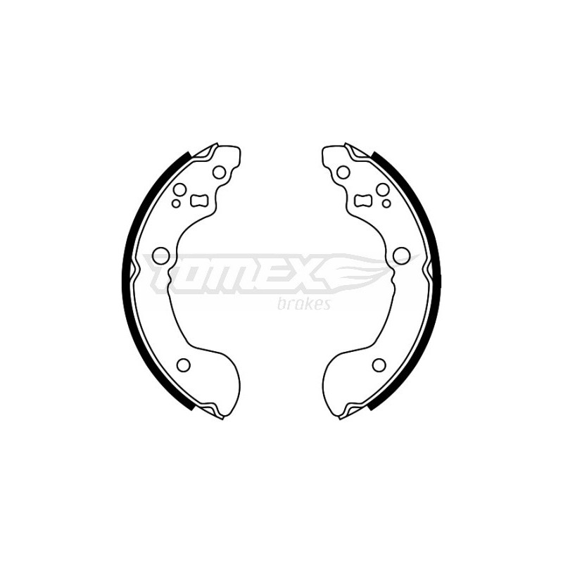 TOMEX Brakes TX 22-31 Bremsbackensatz für