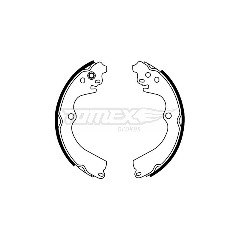 TOMEX Brakes TX 22-32 Sada brzdových čeľustí pre