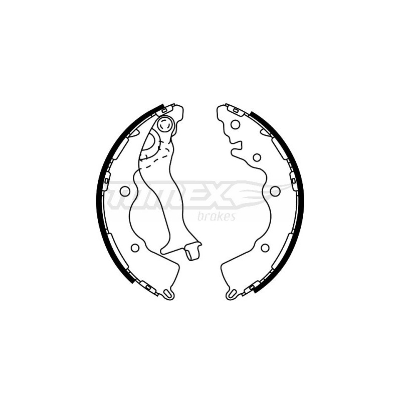 TOMEX Brakes TX 22-35 Bremsbackensatz für