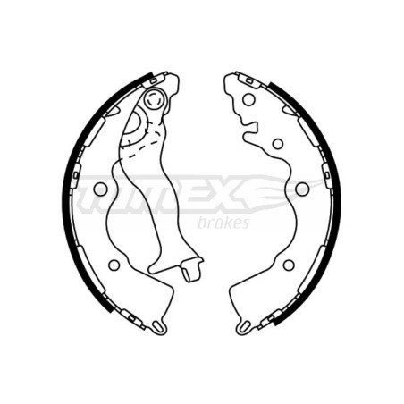 TOMEX Brakes TX 22-35 Sada brzdových čelistí pro