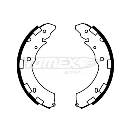 TOMEX Brakes TX 22-37 Sada brzdových čelistí pro