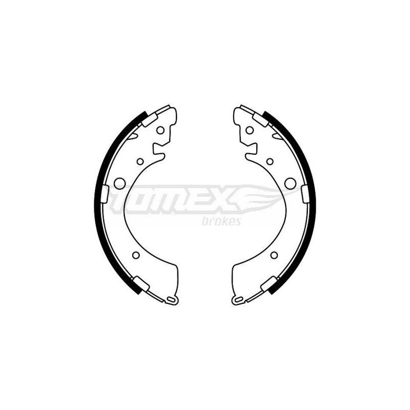 TOMEX Brakes TX 22-40 Brake Shoe Set for