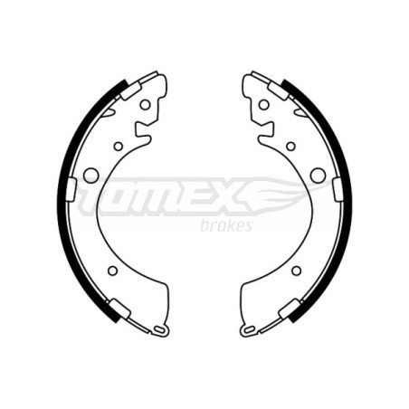 TOMEX Brakes TX 22-40 Juego de zapatas de frenos para