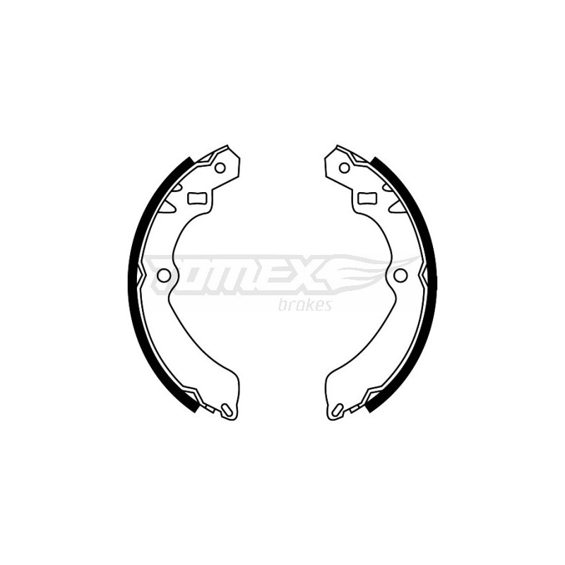 TOMEX Brakes TX 22-46 Jeu de mâchoires de frein pour