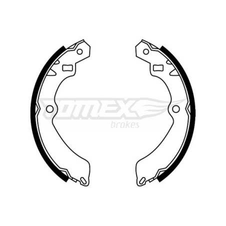 TOMEX Brakes TX 22-46 Sada brzdových čeľustí pre