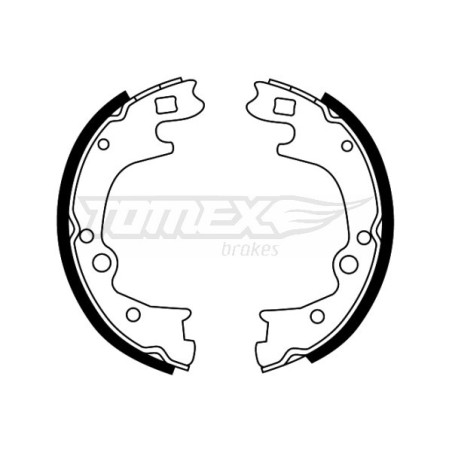 TOMEX Brakes TX 22-49 Sada brzdových čelistí pro