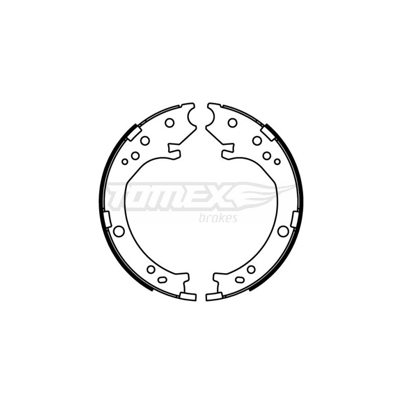 TOMEX Brakes TX 22-51 Sada brzdových čelistí pro