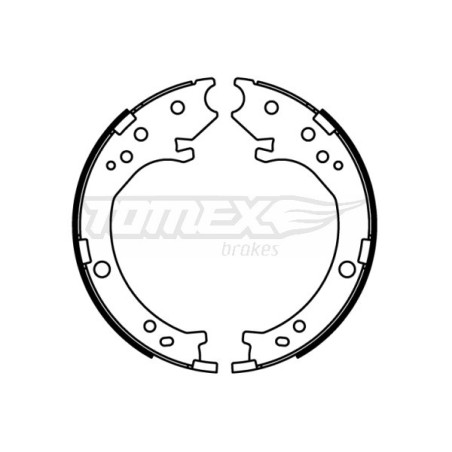 TOMEX Brakes TX 22-51 Sada brzdových čelistí pro